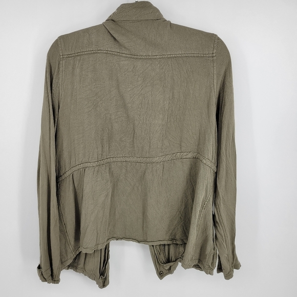 Maurice’s Olive Green Utility Jacket Zip Up/ Button Up Size XL - Picture 6 of 13